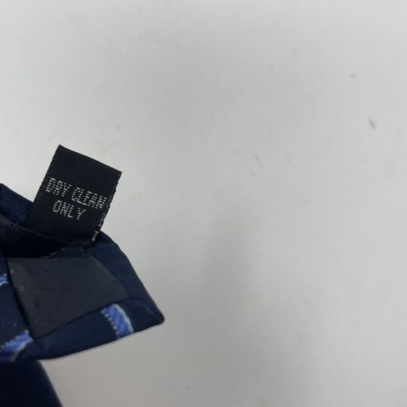 Michael Kors Blue Striped Boys Clip On Tie - Picture 5 of 5